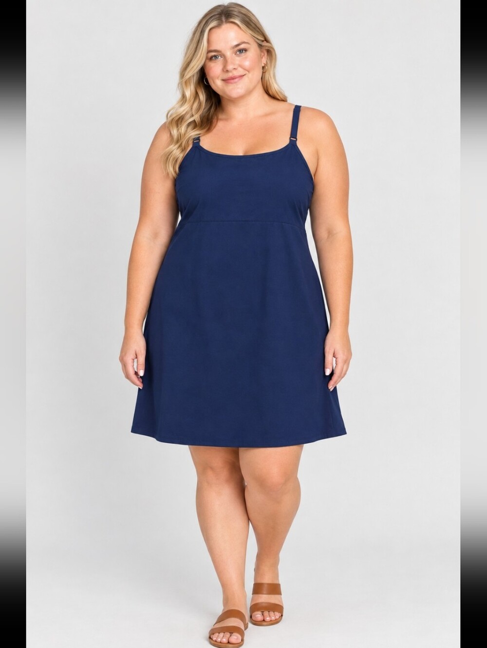 NEW The North Face Arque Lined High Stretch Dress Shady Blue Women's Size 3X